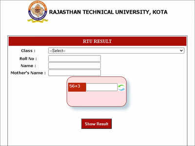 Rajasthan Technical University announces B.Tech, MBA and MCA results 2021, check here