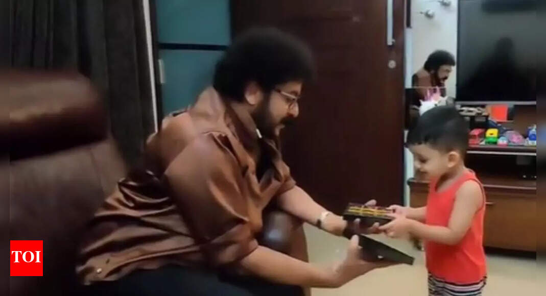 Watch: This video of Swetha Changappa's son Jiyaan Ayyappa bonding with ...