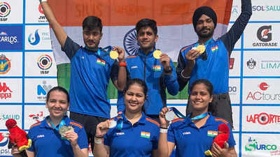 Four gold medals take India to top of medal standings at ISSF Junior ...