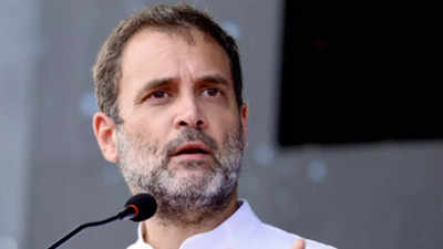 ladakh: Rahul Gandhi attacks government over issue of Chinese incursions in Ladakh, Uttarakhand | India News - Times of India