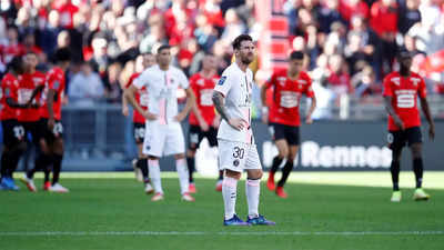 Ligue 1: Lacklustre PSG slump to first loss at Rennes