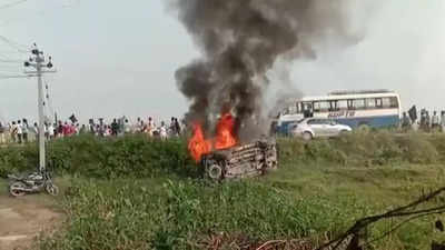 Lakhimpur Kheri News: Six dead in violence during farmers' protest in  Lakhimpur-Kheri | Meerut News - Times of India