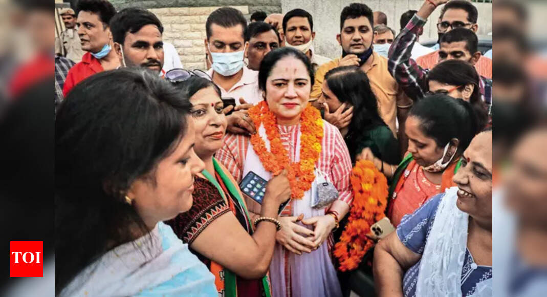 After 4 years, Rama Rani Rathee is back as Ward 34 councillor of MCG ...