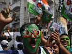 TMC workers celebrate Mamata Banerjee's victory in bypolls