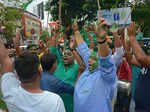 TMC workers celebrate Mamata Banerjee's victory in bypolls