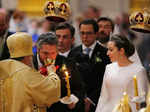 35 spectacular pictures from first royal wedding in Russia since revolution