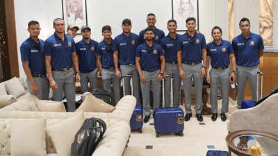 T20 World Cup: Bangladesh team arrives in Muscat for showpiece event