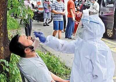 SMC is conducting testing at residential towers and societies to identify positive cases