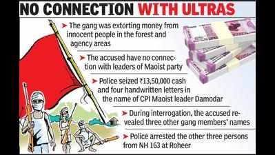 4 fake Naxals held for extortion