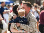 Tear-jerking images of US Marines who returned home