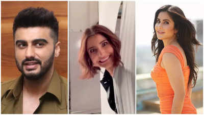 Katrina Kaif gushes over Anushka Sharma’s hair in her post pack-up look, while Arjun Kapoor wonders if she smiles like that in front of Vamika