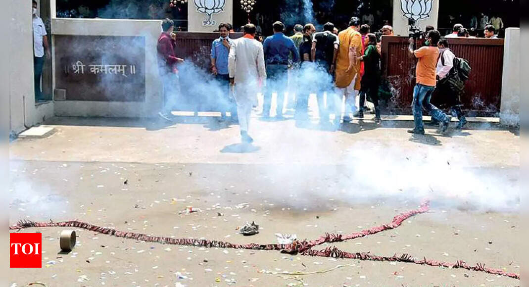 Blockbuster win for BJP in Gujarat civic body polls