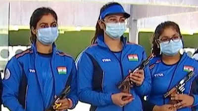 Women’s 25m pistol team adds gold to India’s kitty at ISSF Junior World Championships