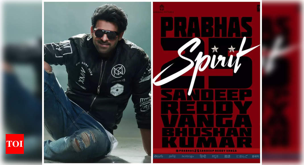 Prabhas to Play a Cop in Sandeep Reddy Vanga's Spirit