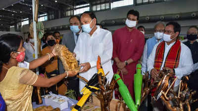 Vice President urges people to promote, buy Indian handicrafts and handlooms