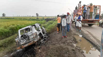 Lakhimpur Kheri violence: Two arrested, SIT summons minister&#39;s son | India News - Times of India