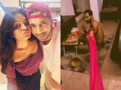 Reality show judge Punit Pathak’s romantic video with wife Nidhi Moony Singh goes viral; watch