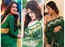 Navratri 2021 Day 2: Looking for ways to ace your green outfit? Take cues from these Tollywood divas
