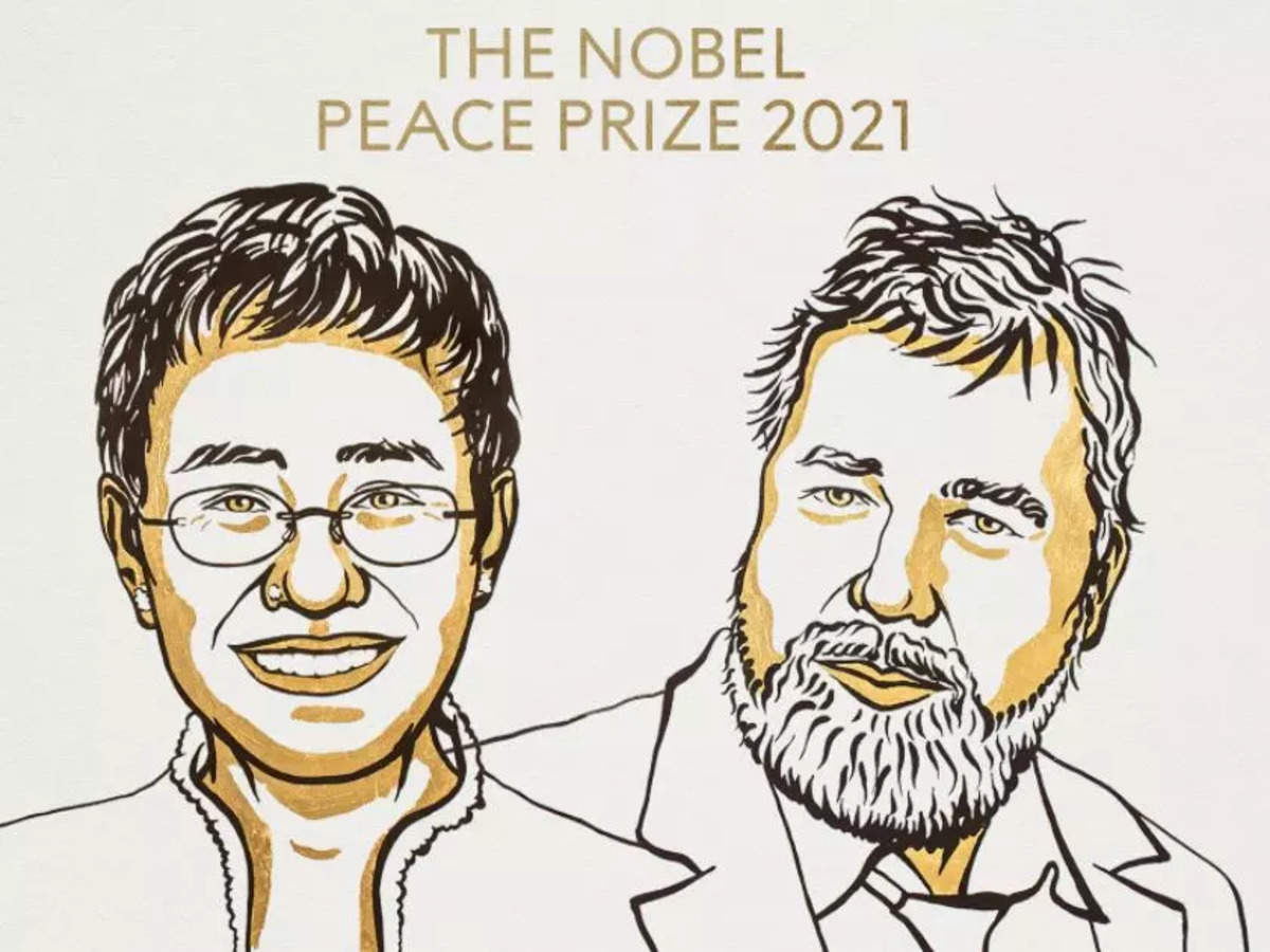 Nobel Peace Prize 2021: Philippines journalist Maria Ressa and Russian  journalist Dmitry Muratov win 2021 Nobel Peace Prize | World News - Times  of India
