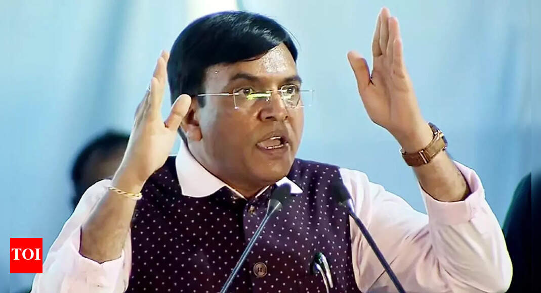 Mental wellbeing essential component of holistic health, says Union health minister Mansukh Mandaviya