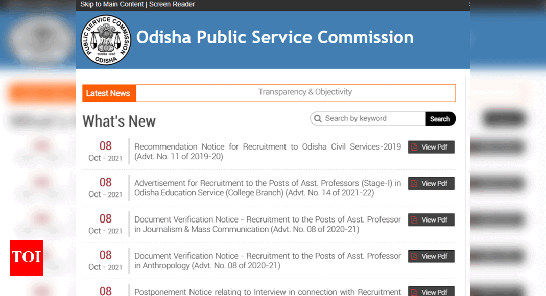OPSC Civil Services 2019 Final Results: 153 clear exam