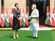 
PM Modi, Danish counterpart Frederiksen hold bilateral talks at Hyderabad House
