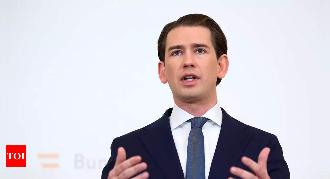 Austria’s Sebastian Kurz steps down as chancellor amid graft charges - Times of India