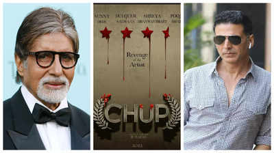 Akshay Kumar, Amitabh Bachchan all praise for the first-look poster of R Balki's next ‘Chup’