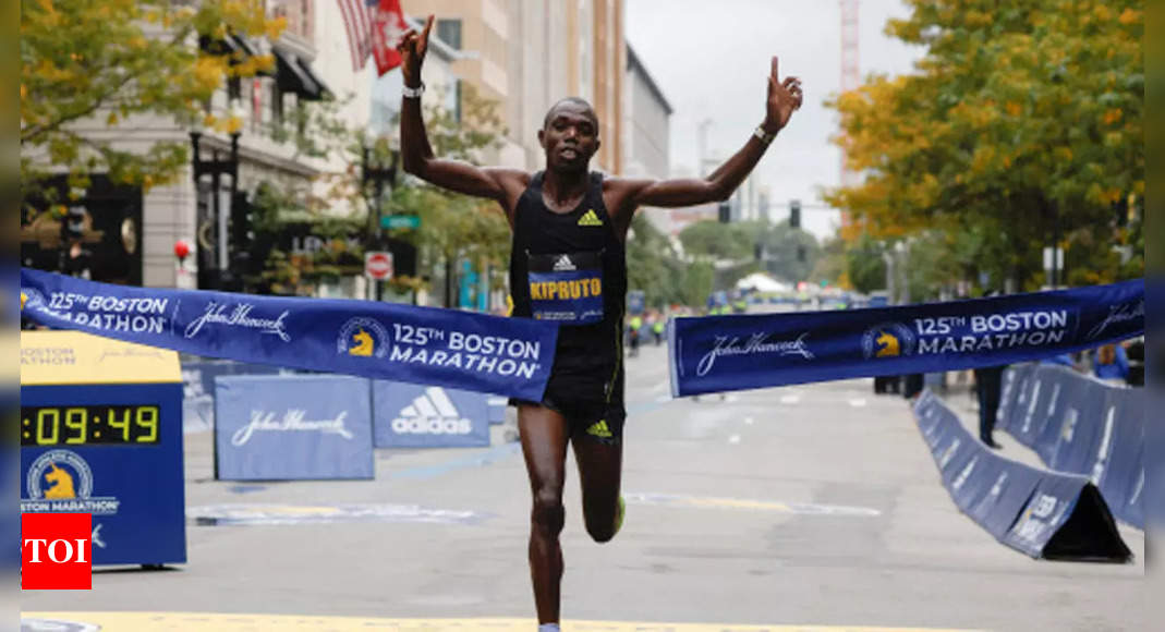 Kenya's Benson Kipruto wins Boston Marathon | More sports News - Times ...