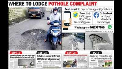 NGO floods cops’ helplines with 200+ pothole plaints