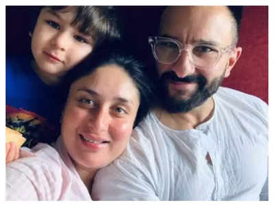Kareena Kapoor, Saif Ali Khan and Taimur watched 'The Mummy' together and this is how the star kid reacted to the horror film