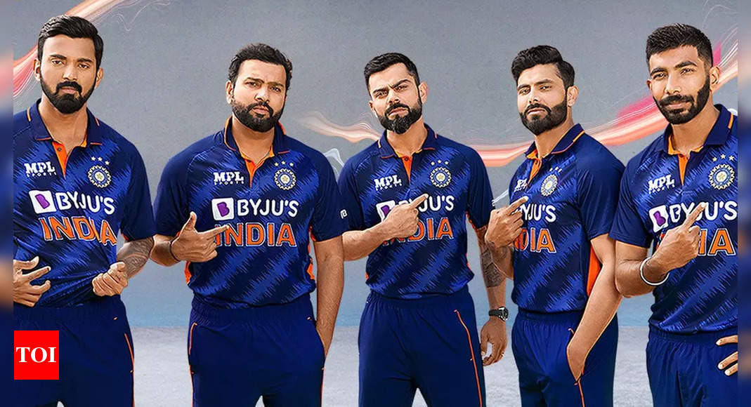 Team India New Jersey BCCI unveils Team India's new jersey ahead of