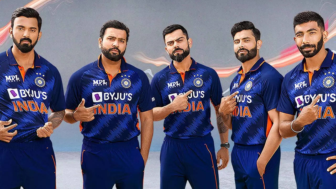 Team India New Jersey: BCCI unveils Team India's new jersey ahead of T20  World Cup | Cricket News - Times of India