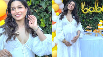Mom-to-be Freida Pinto gives a glimpse of her 'sweet' baby shower, pens a note of gratitude