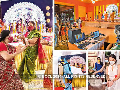 With COVID protocols, NCR celebrates low-key Durga Puja