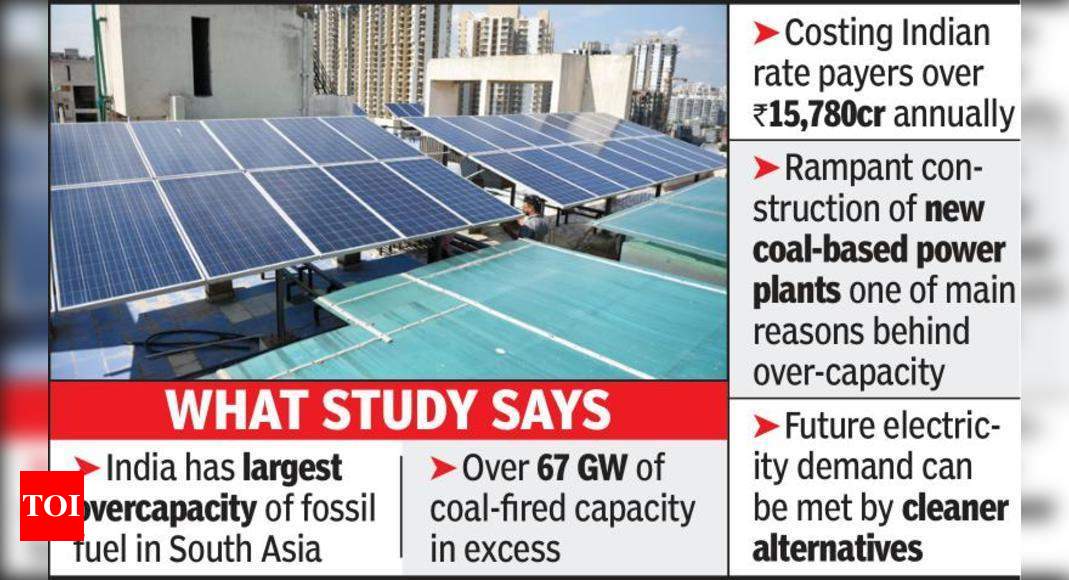 India Has Max Overcapacity Of Fossil Fuel In South Asia: Report ...