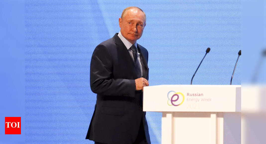 Putin says not weaponising gas amid energy crunch in Europe - Times of ...