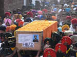 20 pictures from funeral of martyred soldier Mandeep Singh