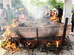 20 pictures from funeral of martyred soldier Mandeep Singh