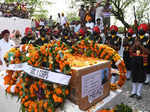 20 pictures from funeral of martyred soldier Mandeep Singh