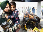 20 pictures from funeral of martyred soldier Mandeep Singh