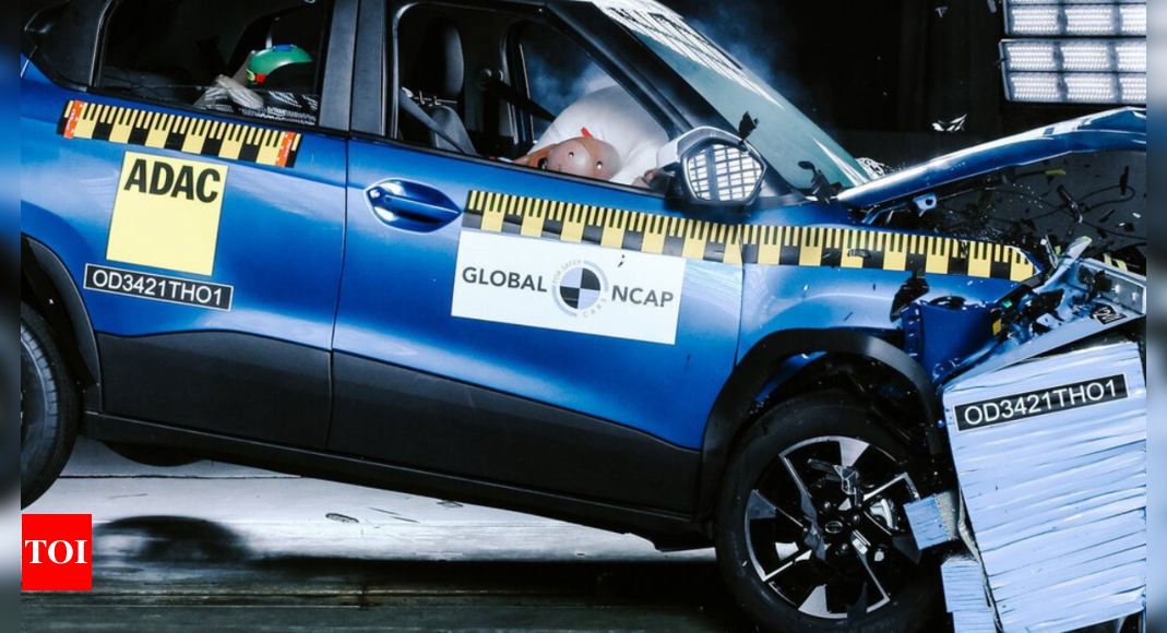 Tata Punch SUV Crash Test Rating: Tata Punch SUV scores 5-star in Global NCAP crash test | – Times of India