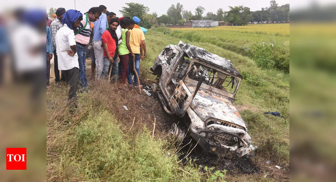 Lakhimpur violence: SIT takes Union minister’s son, 3 others to recreate sequence of events