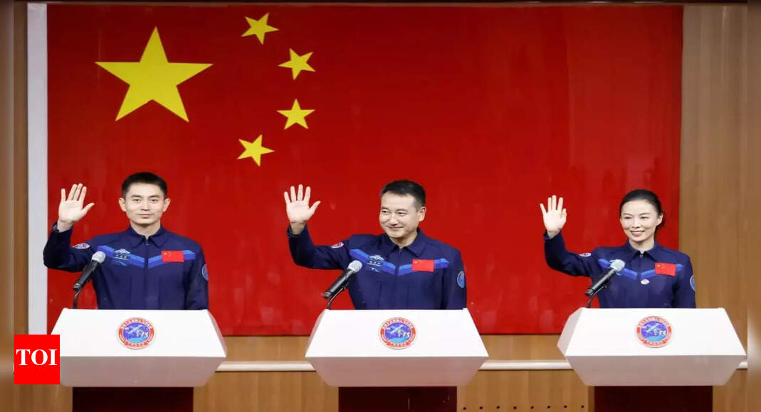 China set to send 3 astronauts on longest crewed mission yet - Times of ...