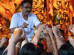 Durga Puja being celebrated with religious fervour