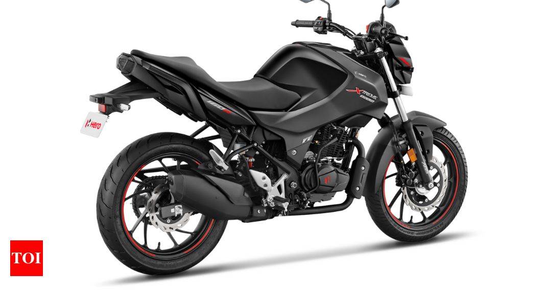 Hero Xtreme 160r Stealth Edition Launched At Rs 1 16 Lakh Times Of India