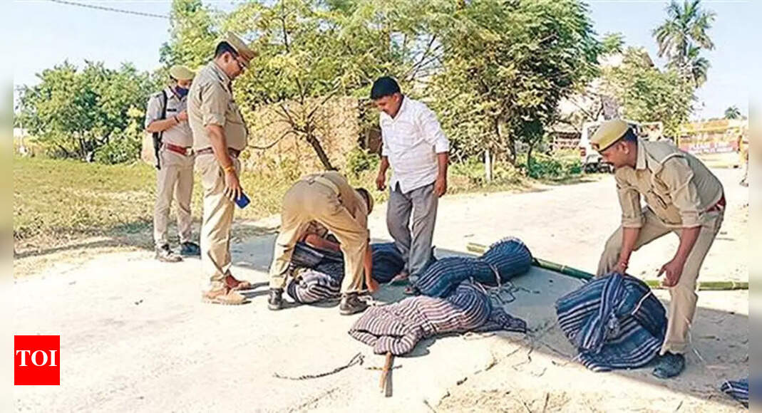 Mantri&rsquo;s son taken to Kheri to recreate crime scene