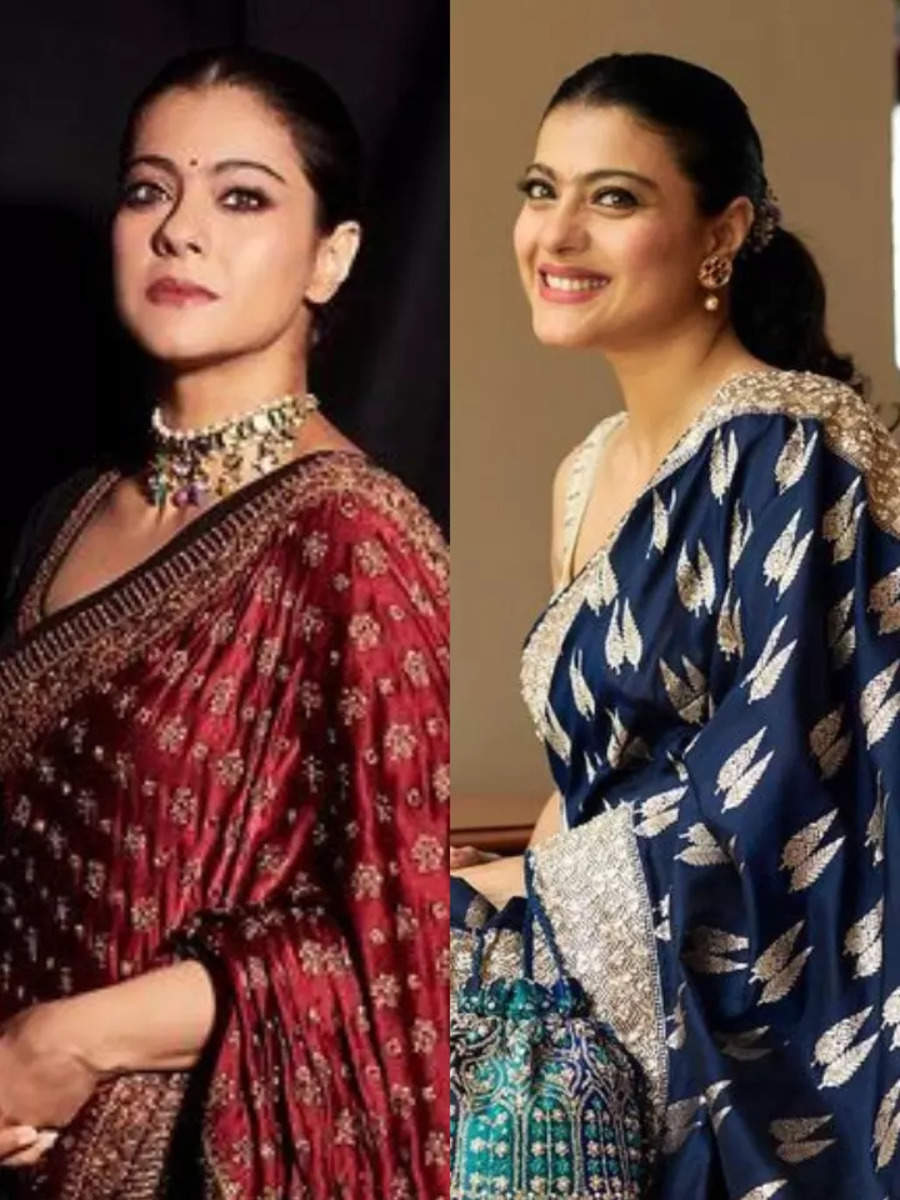 Kajol's sari collection is gorgeous