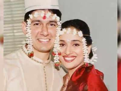 Madhuri Dixit shares priceless pictures with husband Shriram Nene on their 22nd marriage anniversary