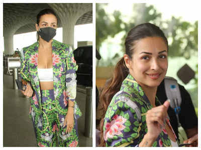 Malaika Arora is a vision to behold as she stuns in a floral outfit, see pics